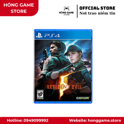 Đĩa game Resident Evil 5 – PS4 (Like New) - Hóng Game Store
