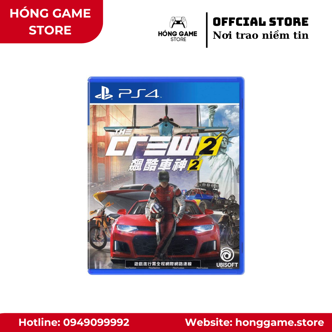 Đĩa game The Crew 2 – PS4 (Like New) - Hóng Game Store