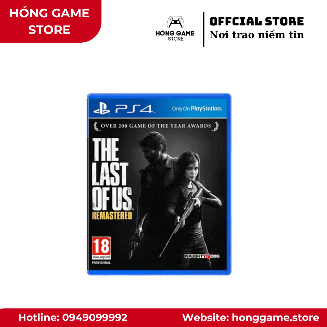 Đĩa game The Last of Us Remastered PS4 giá rẻ tại Hóng Game Store