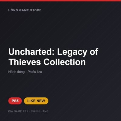 Đĩa game Uncharted: Legacy of Thieves Collection cho PS5 - Hóng Game Store