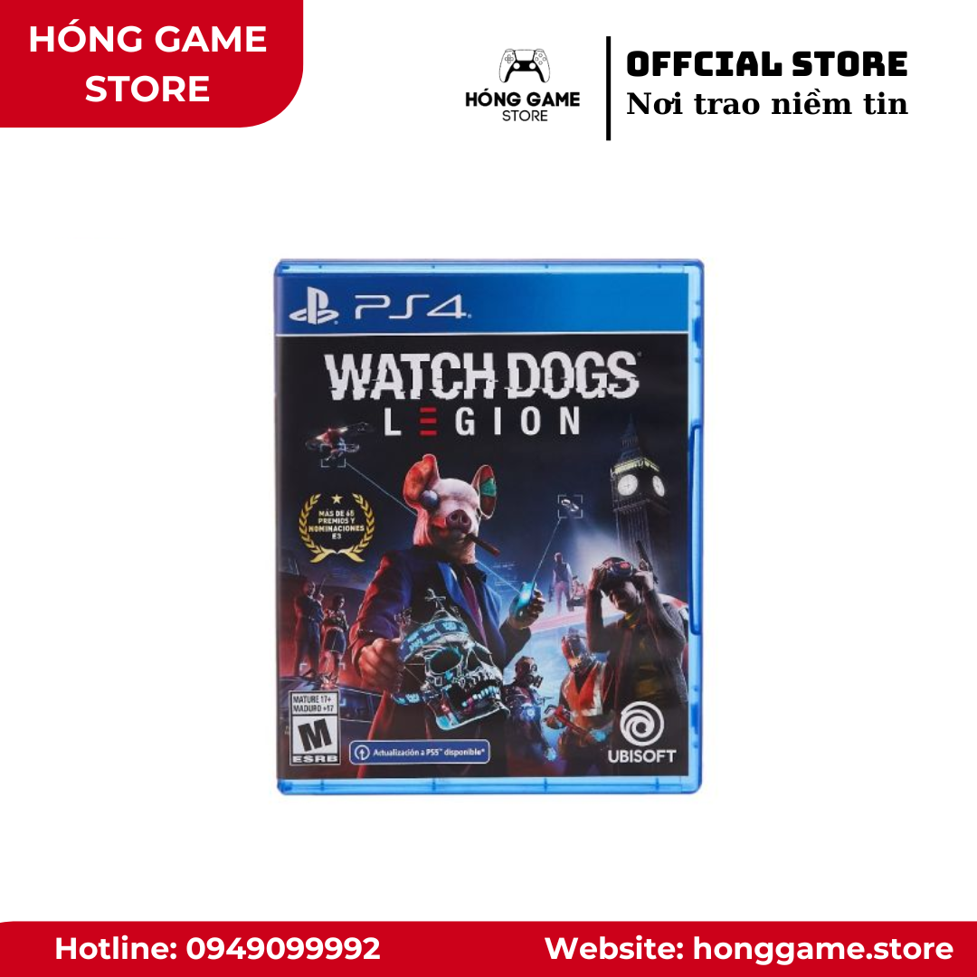Đĩa game Watch Dogs Legion – PS4 (Like New) - Hóng Game Store