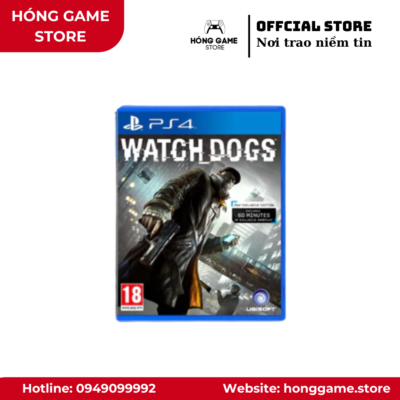 Đĩa game Watch Dogs – PS4 (Like New) - Hóng Game Store