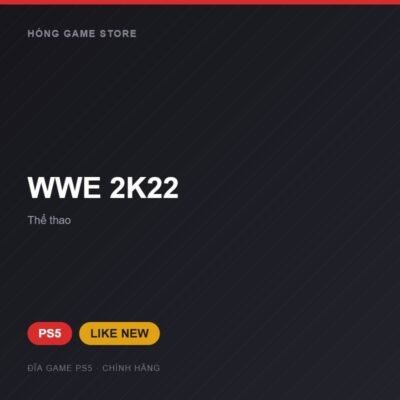 Đĩa game WWE 2K22 cho PS5 - Hóng Game Store