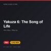 Đĩa game Yakuza 6: The Song of Life cho PS4 - Hóng Game Store