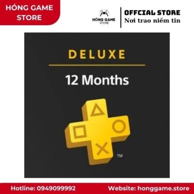 Gói Playstation Plus Deluxe 1 năm [DIGITAL] - Hóng Game Store