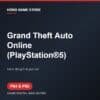 Grand Theft Auto Online (PlayStation®5) - Game digital cho PS4 và PS5