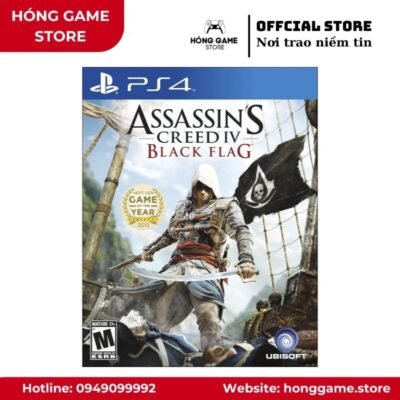 Đĩa game Assassin's Creed IV Black Flag – PS4 (Like New)