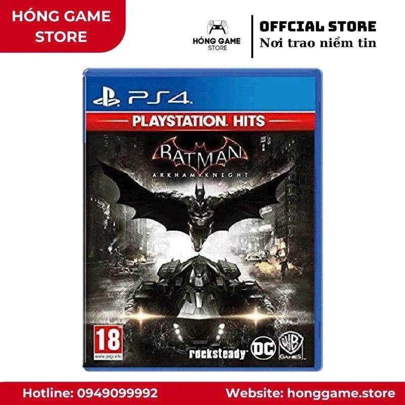 Đĩa game Batman Arkham Knight – PS4 (Like New)
