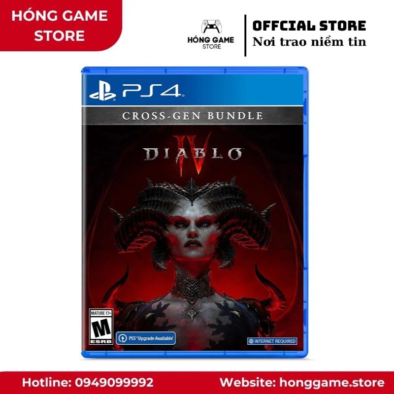 Đĩa game Diablo 4 - Cross Gen Bundle – PS4 (Like New)