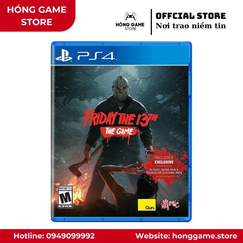 Đĩa game Friday the 13th: The Game – PS4 (Không hộp)