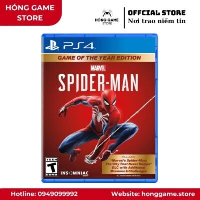 Đĩa game Marvel's Spider-Man – PS4 (Không hộp)