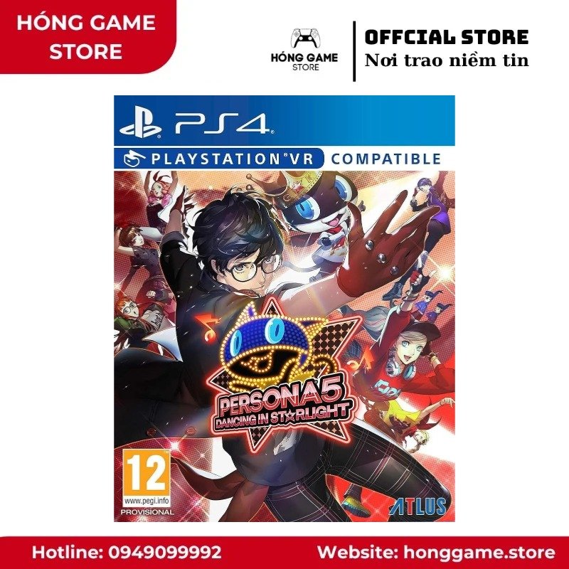 Đĩa game Persona 5 Dancing Star Night – PS4 (Like New)