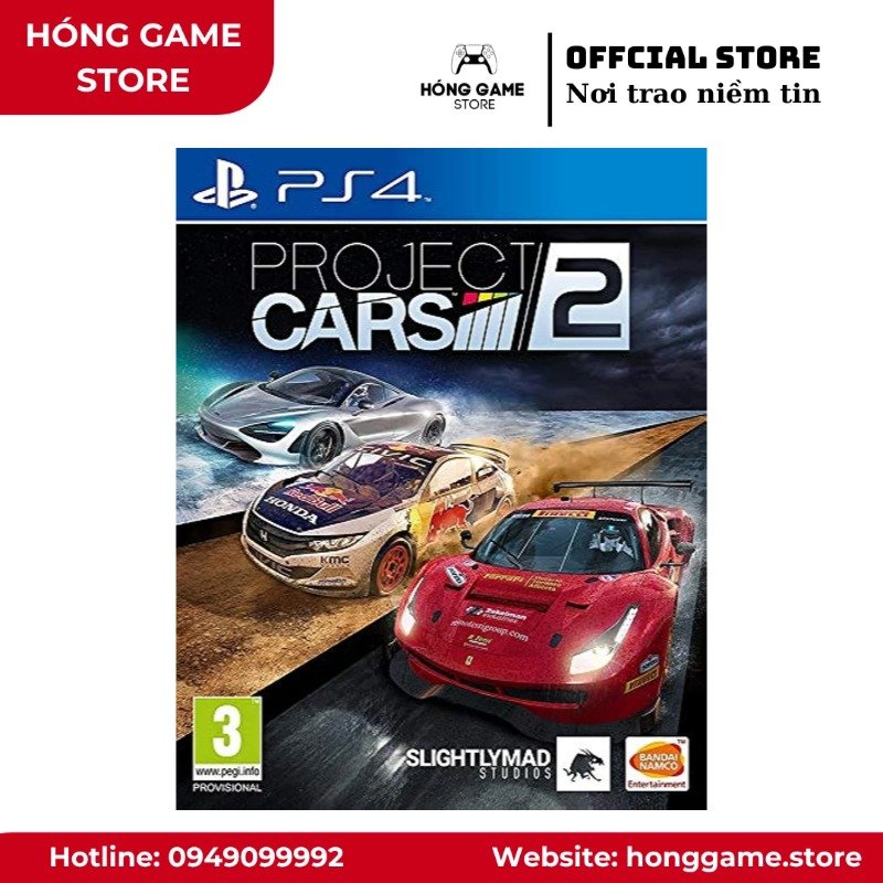 Đĩa game Project CARS 2 – PS4 (Like New)