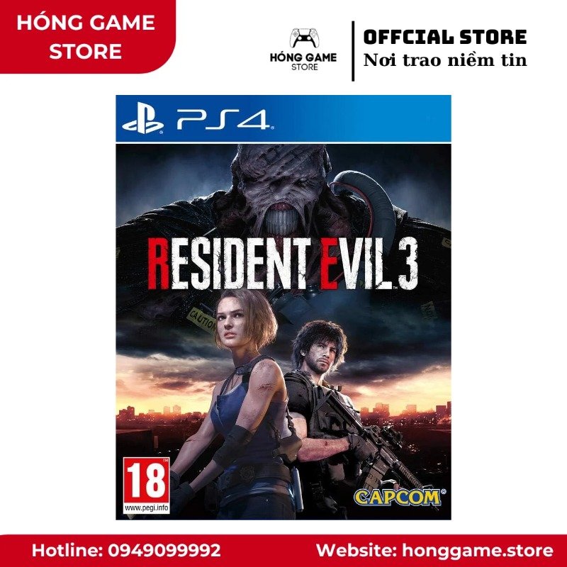 Đĩa game Resident Evil 3 – PS4 (Like New)