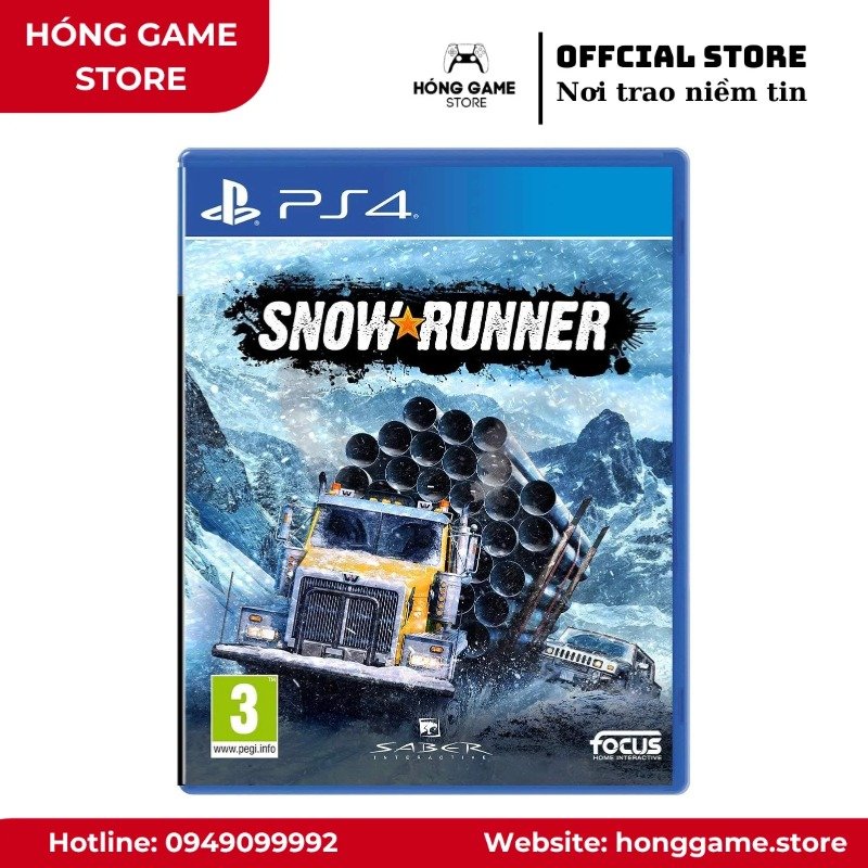 Đĩa game SnowRunner – PS4 (Like New)