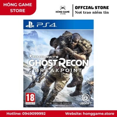 Đĩa game Tom Clancy's Ghost Recon Breakpoint – PS4 (Like New)