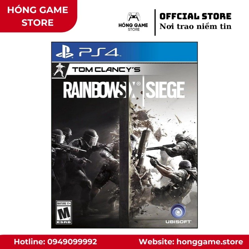 Đĩa game Tom Clancy's Rainbow Six Siege – PS4 (Like New)