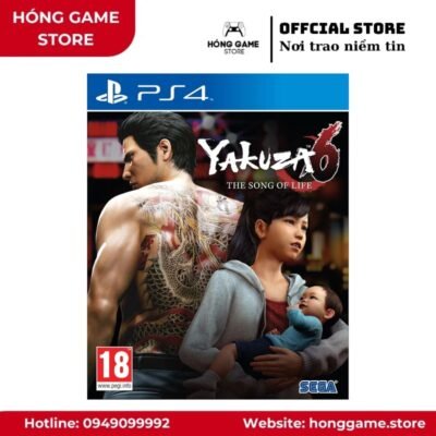 Đĩa game Yakuza 6: The Song of Life – PS4 (Like New)