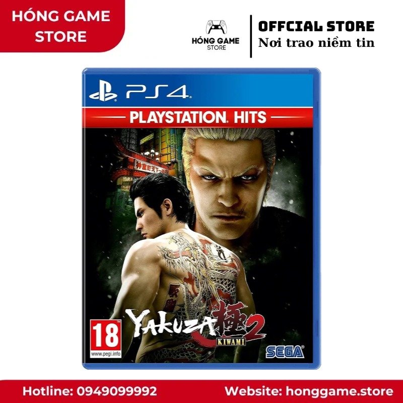 Đĩa game Yakuza Kiwami 2 – PS4 (Like New)