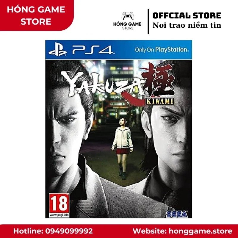 Đĩa game Yakuza Kiwami – PS4 (Like New)
