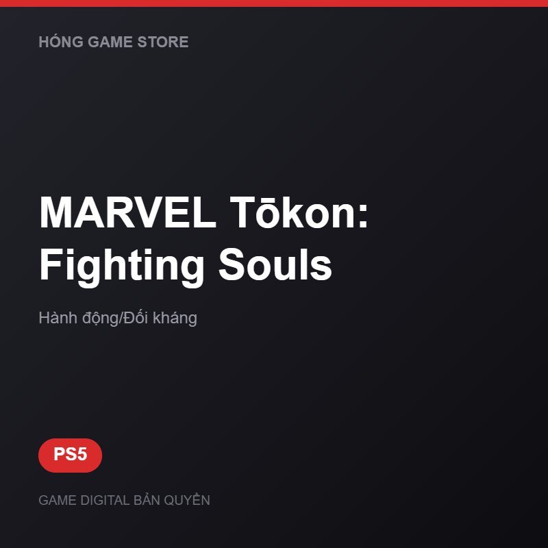 MARVEL Tokon Fighting Souls PS5 ra mắt ngày 6/8/2026