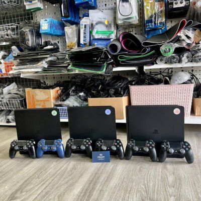 Trọn bộ PS4 Slim 1TB kèm 2 tay cầm - Hóng Game Store