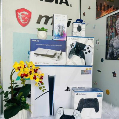 Máy PS5 Slim bản Ổ đĩa 1TB máy mới nguyên seal - Hóng Game Store - ảnh 2