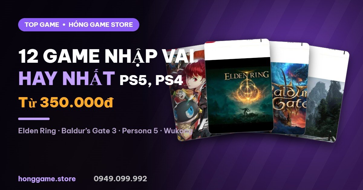 12 game nhập vai hay nhất trên PS5 PS4 - Hóng Game Store