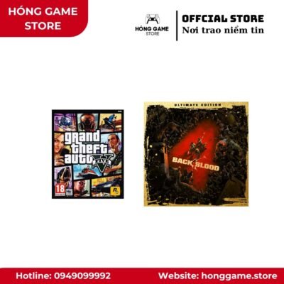 COMBO 2 GAME – Grand Theft Auto V + Back 4 Blood Ultimate Edition - Hóng Game Store