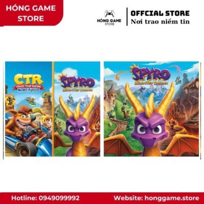 COMBO GAME – Crash, Spyro Triple Play Bundle ( bao gồm 3 phần )- (PS4/PS5) [DIGITAL] - Hóng Game Store