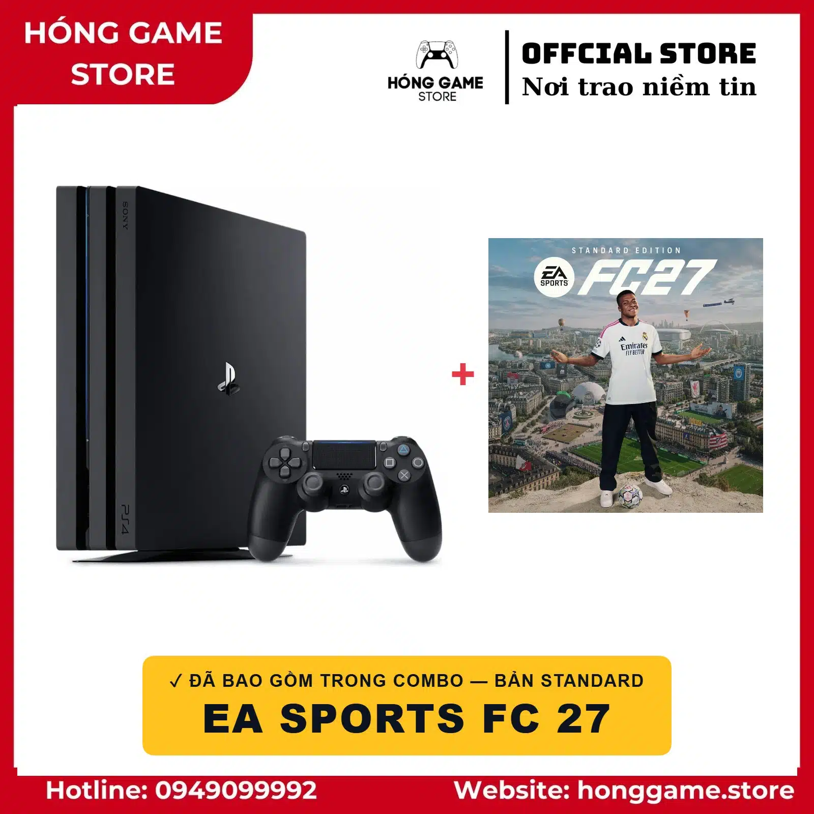 COMBO PS4 Pro 1TB + EA SPORTS FC 27 Standard