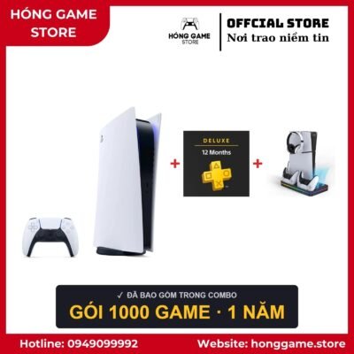 COMBO PS5 Fat Ổ đĩa – 2 tay + 1000 game