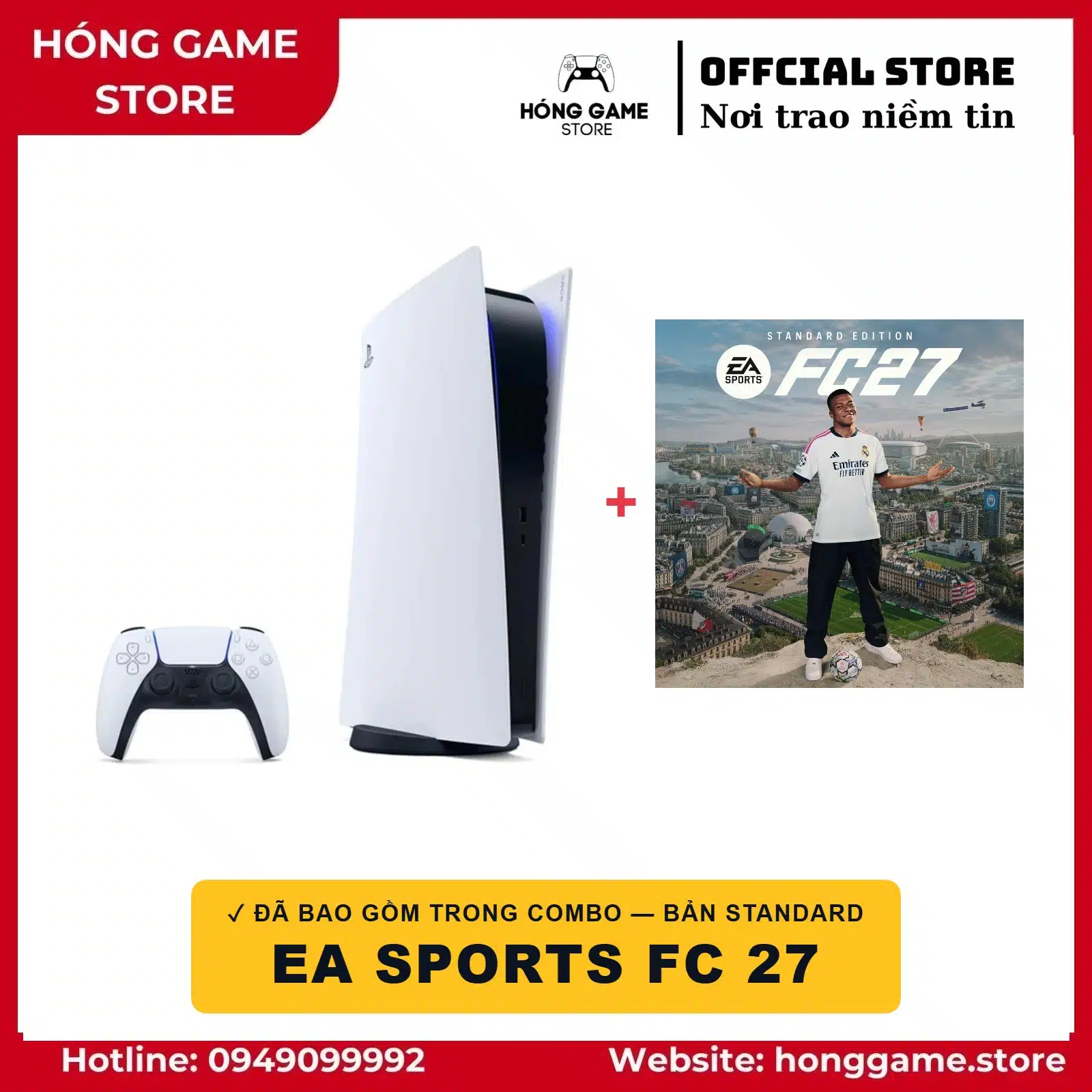 COMBO PS5 Fat Ổ đĩa (máy cũ) + EA SPORTS FC 27 Standard