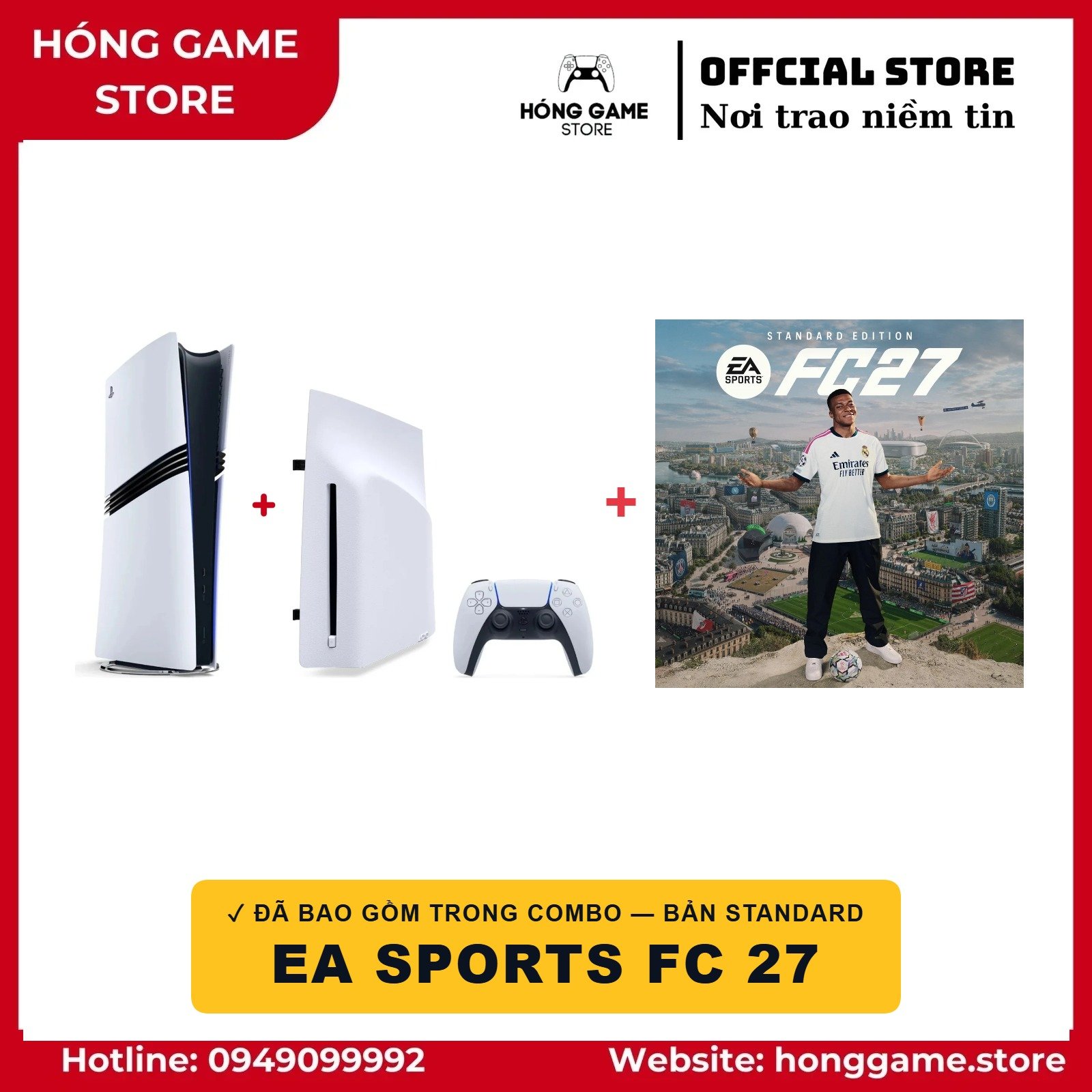 COMBO PS5 Pro Ổ đĩa + EA SPORTS FC 27 Standard