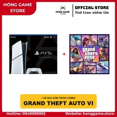 COMBO PS5 Slim Digital máy mới + Grand Theft Auto VI - Hóng Game Store