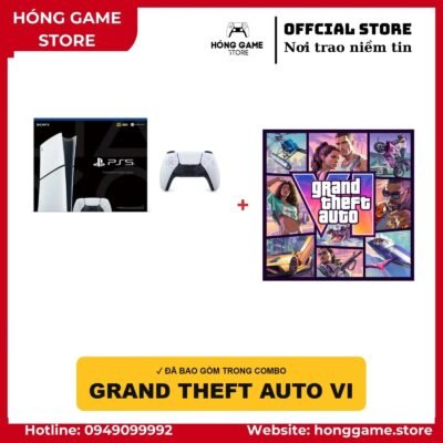 COMBO PS5 Slim Digital (máy mới) + Grand Theft Auto VI
