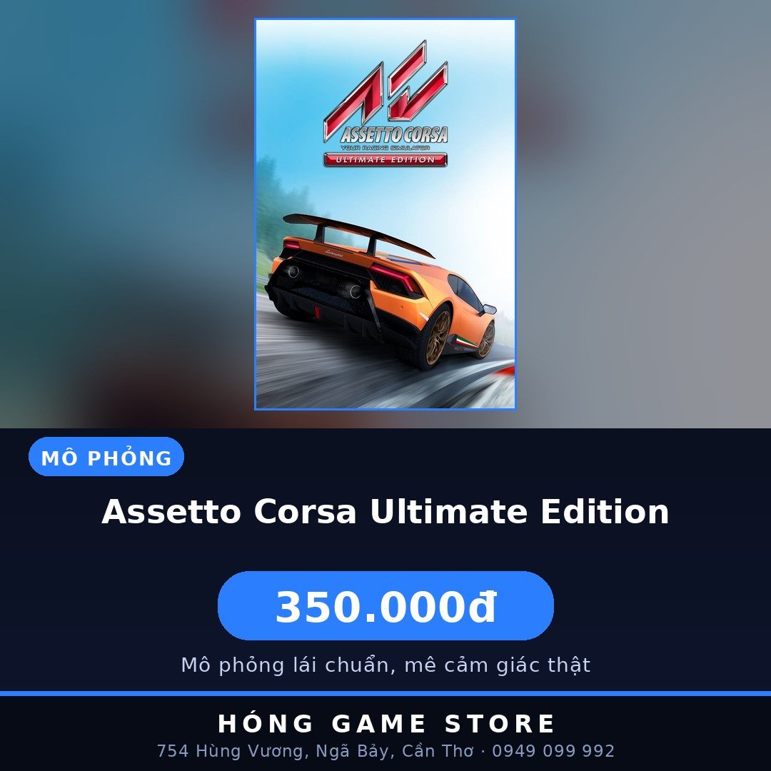 Assetto Corsa Ultimate Edition cho PS4 PS5 tại Hóng Game Store