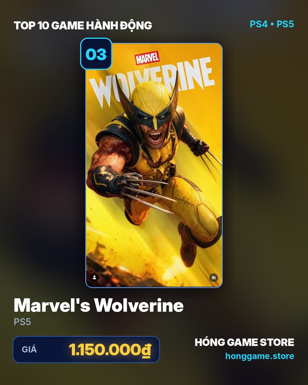 Marvel's Wolverine cho PS5 tại Hóng Game Store