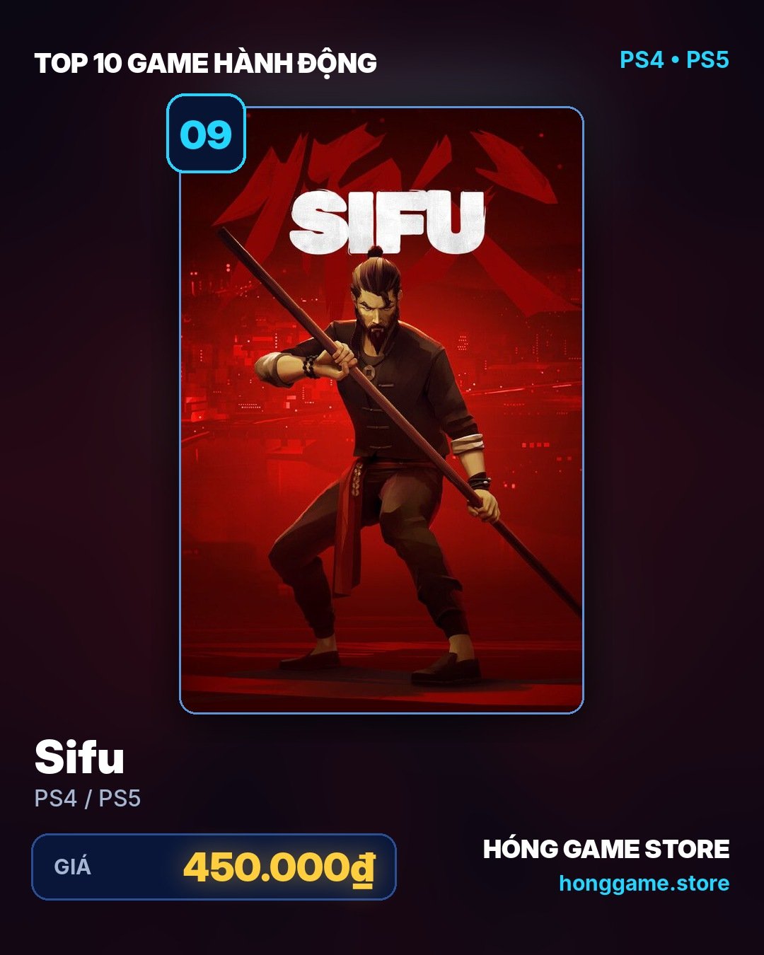 Sifu cho PS4 / PS5 tại Hóng Game Store