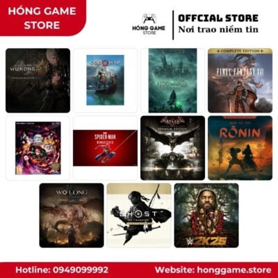 COMBO 12 GAME – Black Myth: Wukong Digital Deluxe Edition, God of War, The Witcher 3: Wild Hunt – Complete Edition... (PS5) [DIGITAL]