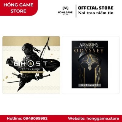 COMBO 2 GAME – Ghost of Tsushima DIRECTOR’S CUT, Assassin's Creed® Odyssey - GOLD EDITION (PS4/PS5) [DIGITAL]
