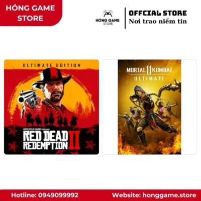 COMBO 2 GAME – Red Dead Redemption 2: Ultimate Edition, Mortal Kombat 11 Ultimate (PS4/PS5) [DIGITAL]