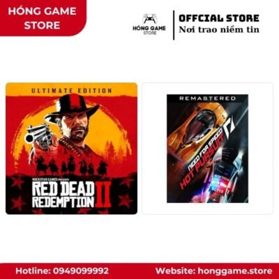 COMBO 2 GAME – Red Dead Redemption 2: Ultimate Edition, Need for Speed™ Hot Pursuit Remastered (PS4/PS5) [DIGITAL]