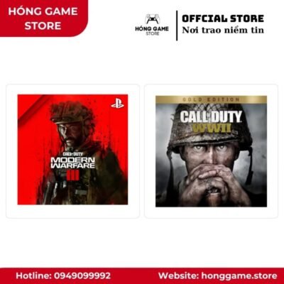 COMBO 3 GAME – Call of Duty®: Modern Warfare® III - Cross-Gen Bundle, Call of Duty®: WWII - Gold Edition, Call of Duty®: Vanguard - Standard Edition (PS4/PS5) [DIGITAL]