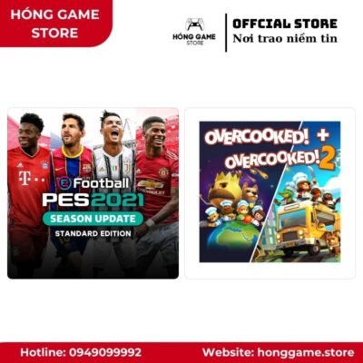 COMBO 4 GAME – PES 21, SUPER BOMBERMAN R, OVERCOOKED 2... (PS4/PS5) [DIGITAL]