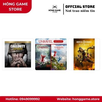 COMBO 4 GAME – Sea of Thieves ( PS5 ), Call of Duty®: WWII - Gold Edition, Unravel Yarny Bundle... (PS4/PS5) [DIGITAL]
