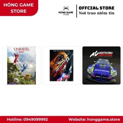 COMBO 4 GAME – Unravel Two, STAR WARS: Squadrons, Need for Speed Hot Pursuit Remastered... (PS4/PS5) [DIGITAL]