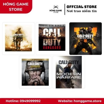 COMBO 5 GAME – Call of Duty®: Modern Warfare® 2 Campaign Remastered, Call of Duty®: Vanguard - Cross-Gen Bundle, Call of Duty®: Black Ops 4... (PS4/PS5) [DIGITAL]