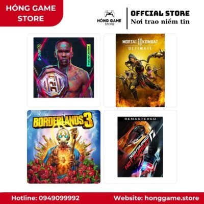 COMBO 5 GAME – UFC® 4 Deluxe Edition, Mortal Kombat 11, The Witcher 3: Wild Hunt... (PS4/PS5) [DIGITAL]