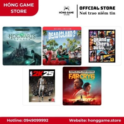 COMBO 8 GAME – Hogwarts Legacy, Dead Island 2, Grand Theft Auto V... (PS4/PS5) [DIGITAL]